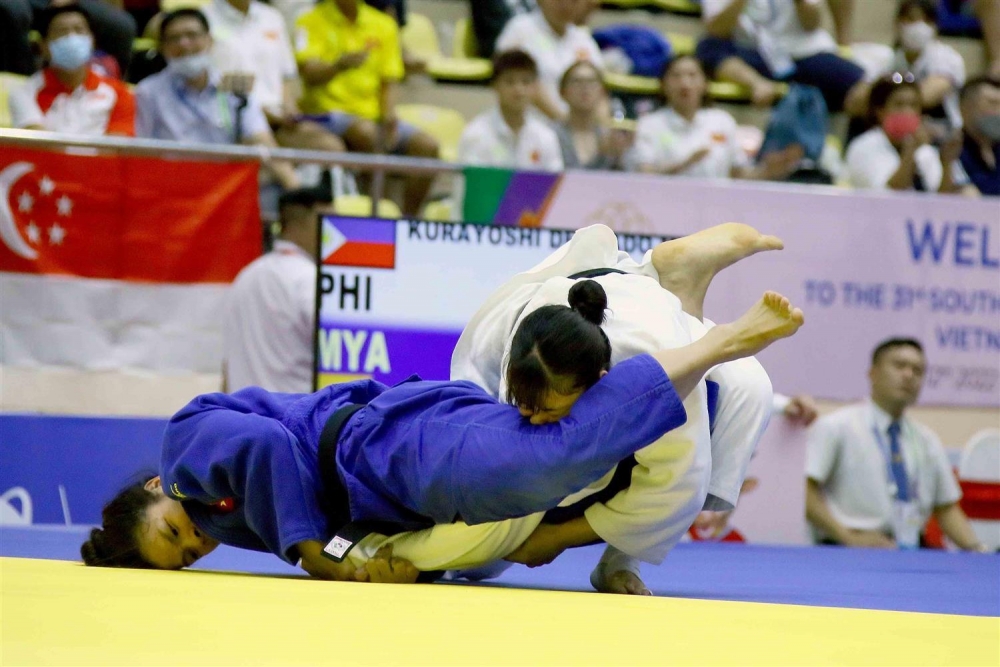 SEA Games 31: Nữ võ sĩ Hà Nội xúc động khi lần đầu giành Huy chương Vàng môn Judo