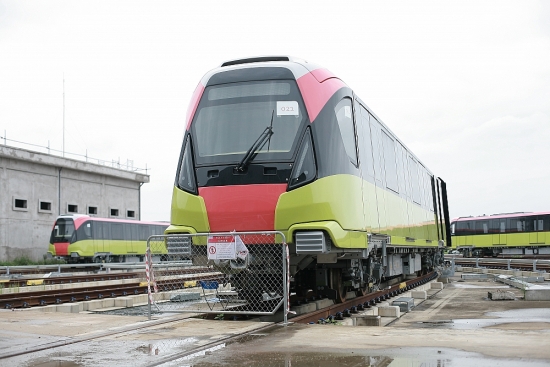 Đường sắt Nhổn - ga Hà Nội chuẩn bị chạy thử đầu tháng 12