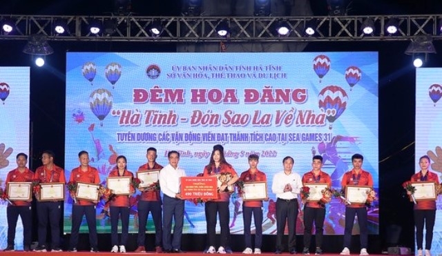Hà Tĩnh, Quảng Bình: Vinh danh, khen thưởng các vận động viên tham dự SEA Games 31