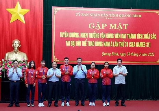 Hà Tĩnh, Quảng Bình: Vinh danh, khen thưởng các vận động viên tham dự SEA Games 31