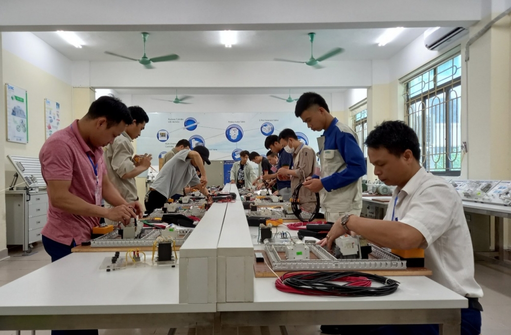 128 thí sinh tham dự Hội thi nghề giỏi trong CNVCLĐ quận Nam Từ Liêm năm 2022