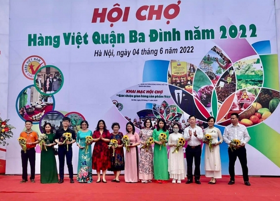 Khai mạc Hội chợ Hàng Việt quận Ba Đình năm 2022