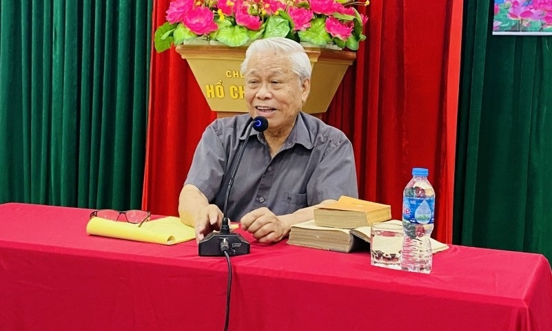 Nhà thơ Vũ Quần Phương nói chuyện về cụ Đồ Chiểu - một biểu tượng văn hóa dân tộc