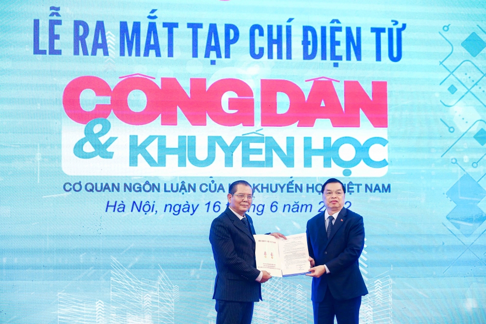 Ra mắt Tạp chí điện tử Công dân và Khuyến học: