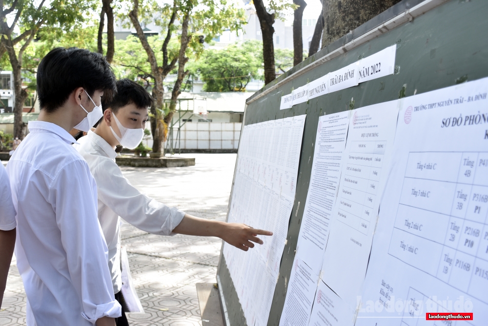 Hà Nội: Gần 107.000 thí sinh làm thủ tục dự thi tuyển sinh vào lớp 10