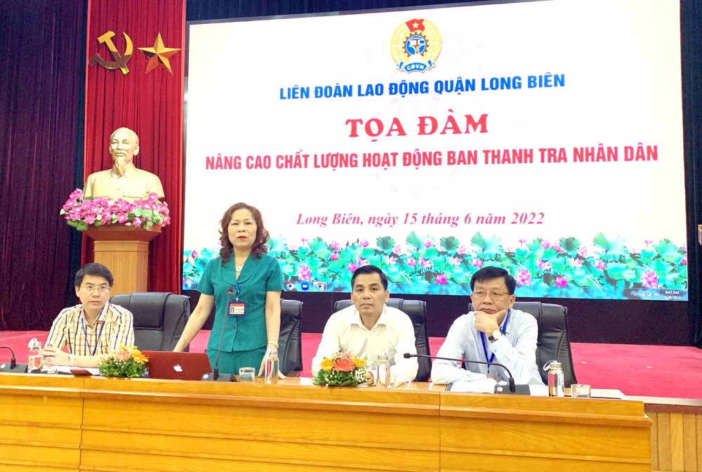 LĐLĐ quận Long Biên: Nâng cao hiệu quả hoạt động của Ban Thanh tra nhân dân