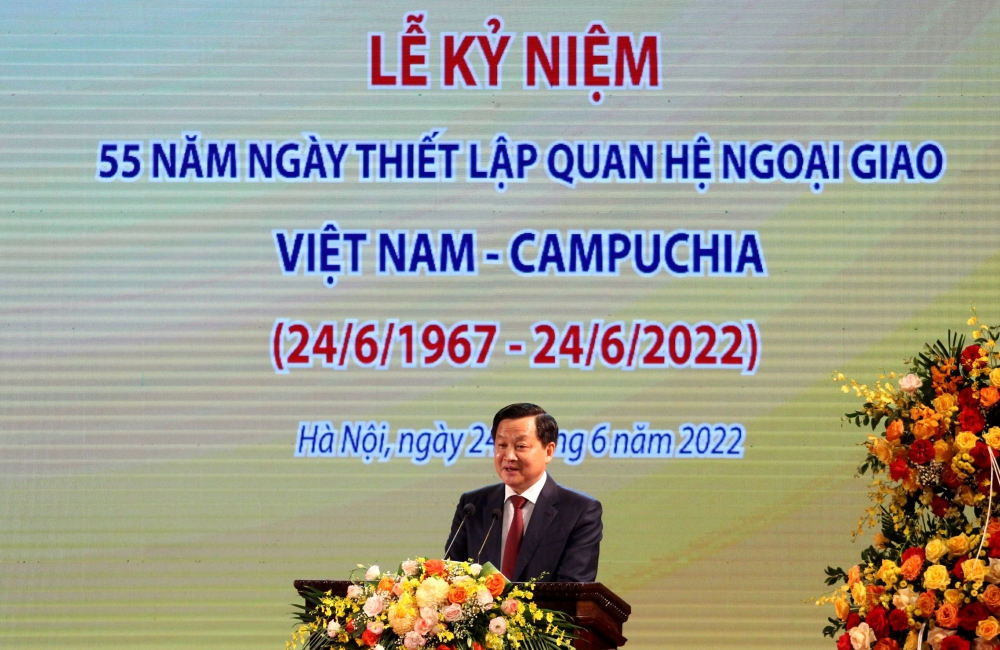 Long trọng Lễ kỷ niệm 55 năm Ngày thiết lập Quan hệ ngoại giao Việt Nam - Campuchia