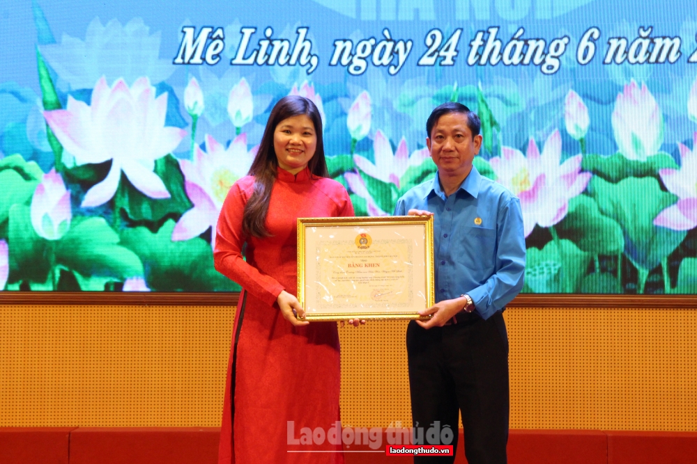Nhiều kết quả đáng ghi nhận trong hoạt động Công đoàn huyện Mê Linh