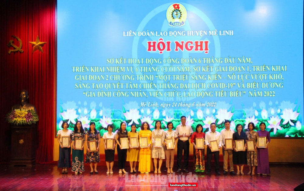 Nhiều kết quả đáng ghi nhận trong hoạt động Công đoàn huyện Mê Linh