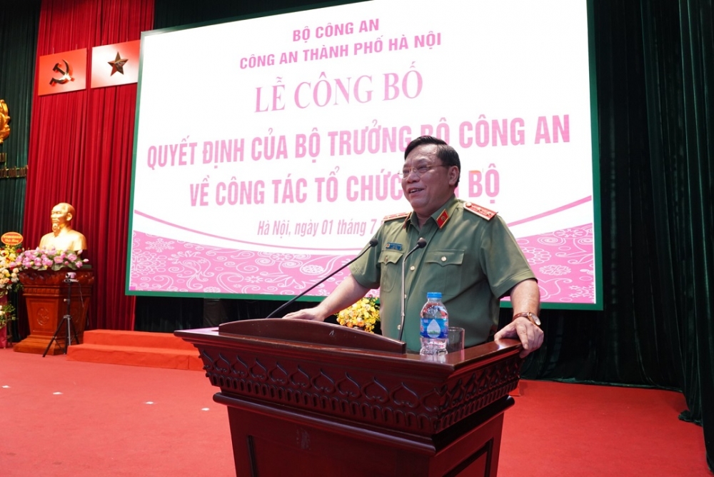 Công bố Quyết định bổ nhiệm 3 Phó Giám đốc Công an thành phố Hà Nội