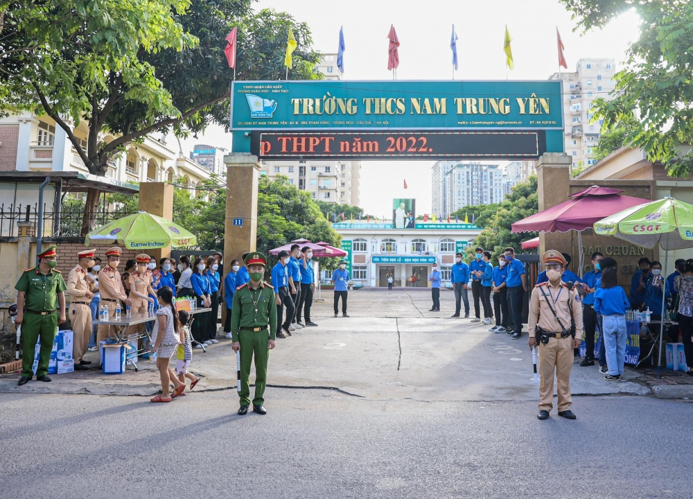 Hà Nội: Đảm bảo an ninh trật tự tại các điểm thi tốt nghiệp THPT 2022