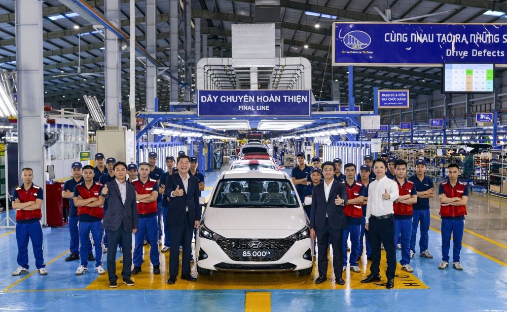 Hyundai chính thức xuất xưởng chiếc xe Hyundai Accent thứ 85.000