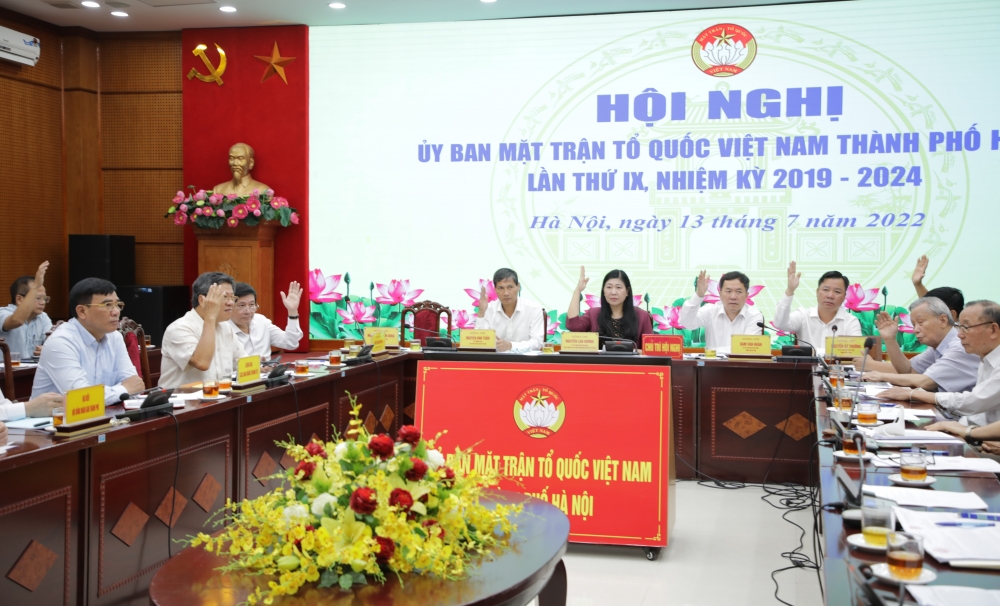 Mặt trận các cấp TP Hà Nội: Phấn đấu thực hiện hiệu quả các chỉ tiêu Nghị quyết 15 của Bộ Chính trị