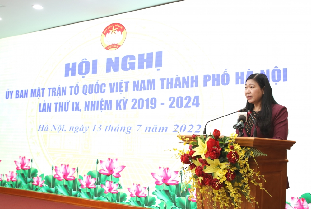 Mặt trận các cấp TP Hà Nội: Phấn đấu thực hiện hiệu quả các chỉ tiêu Nghị quyết 15 của Bộ Chính trị