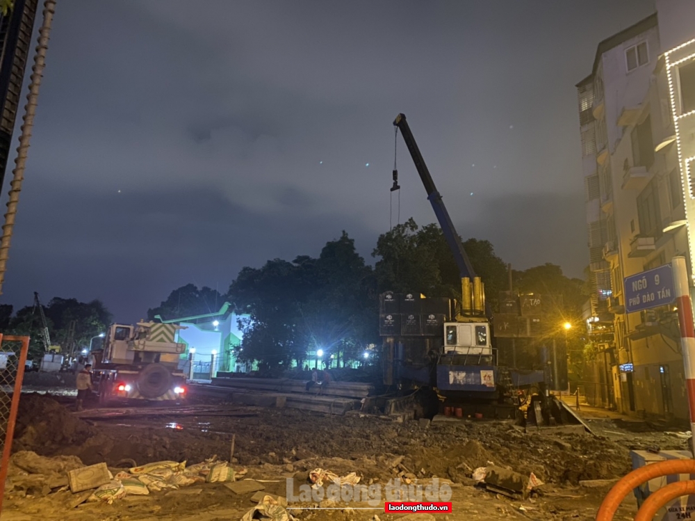 Sớm khắc phục các phản ánh của Báo Lao động Thủ đô nêu đối với công trình Bãi đỗ xe ngầm Công viên Thủ Lệ