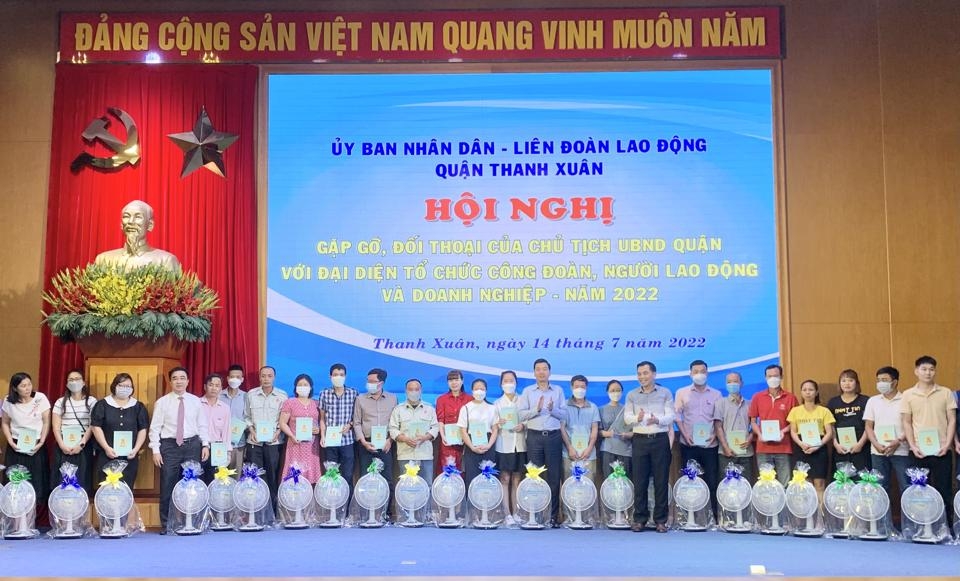 Quận Thanh Xuân: Đối thoại với tổ chức Công đoàn, doanh nghiệp, người lao động