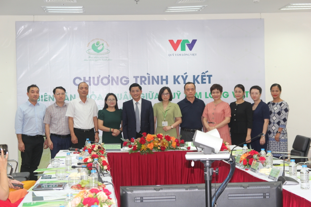 Bệnh viện Phụ Sản Hà Nội và Quỹ Tấm lòng Việt ký kết dự án "Vì một niềm tin về hạnh phúc"