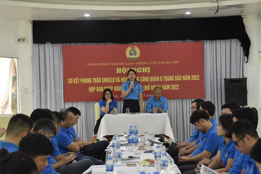 Công đoàn ngành GTVT Hà Nội: Đẩy mạnh các hoạt động hướng đến Đại hội Công đoàn các cấp nhiệm kỳ 2023 - 2028