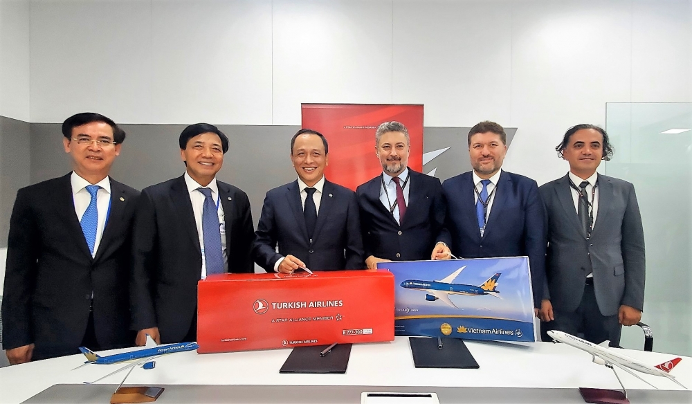 Tăng cường quan hệ hợp tác song phương giữa Vietnam Airlines và Turkish Airlines