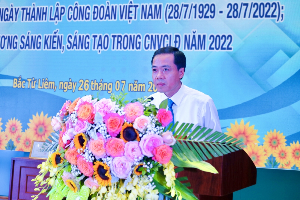 LĐLĐ quận Bắc Từ Liêm tổ chức Kỷ niệm 93 năm Ngày thành lập Công đoàn Việt Nam