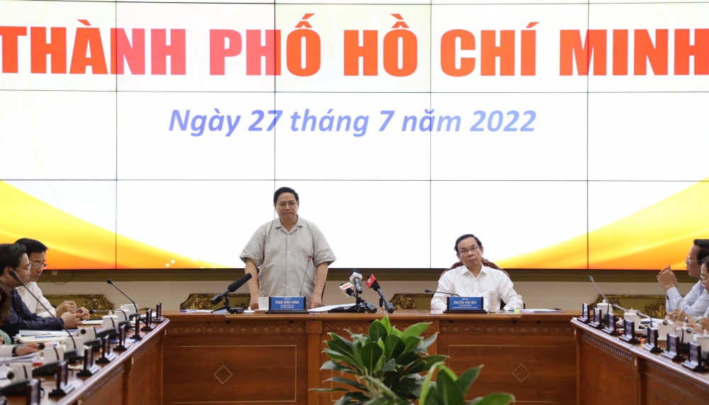 Thủ tướng Phạm Minh Chính: Thường trực Chính phủ sẽ làm việc thường xuyên với TP.HCM