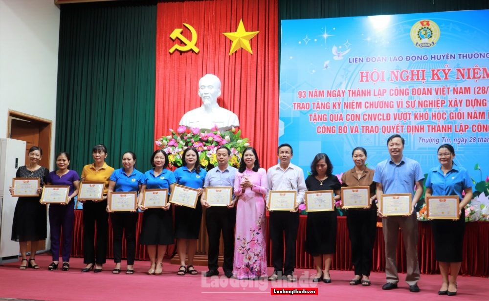 LĐLĐ huyện Thường Tín: Phát huy truyền thống vẻ vang, xây dựng tổ chức Công đoàn vững mạnh