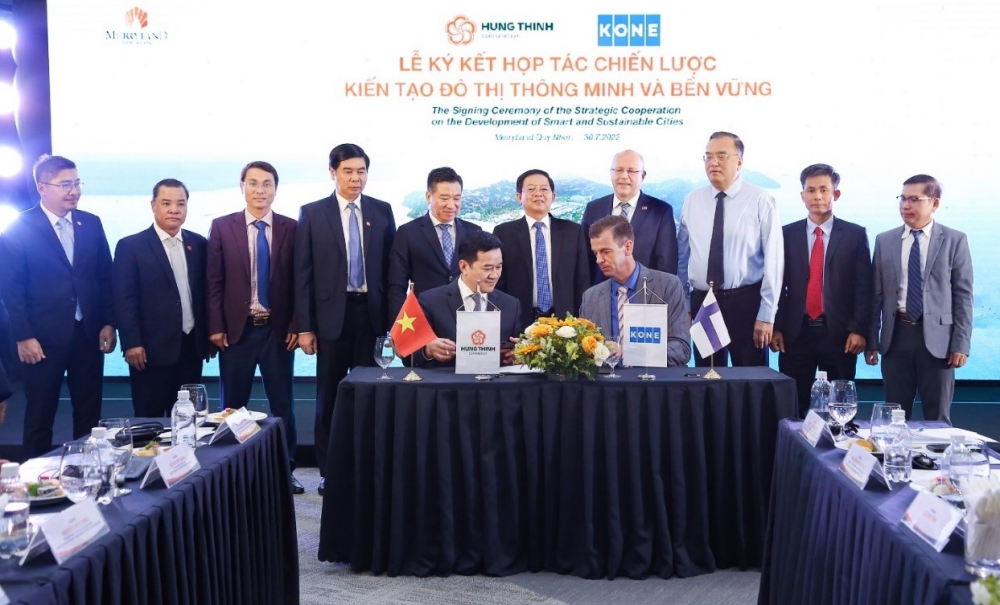Tập đoàn Hưng Thịnh hợp tác chiến lược với KONE Việt Nam kiến tạo các khu đô thị thông minh và bền vững