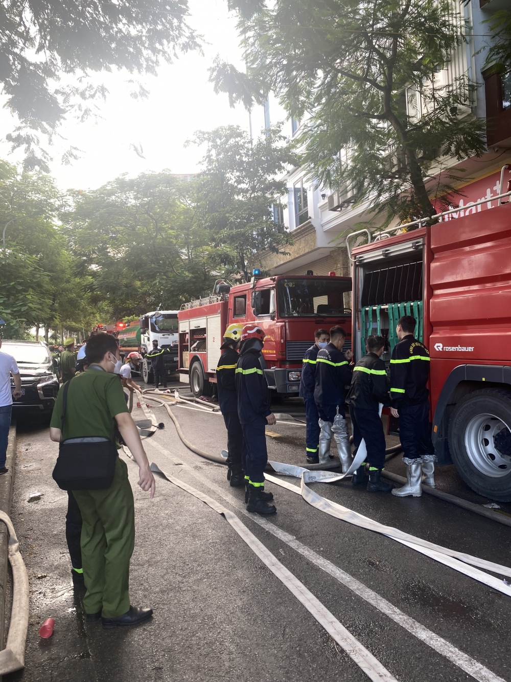 3 chiến sĩ cảnh sát hy sinh khi tham gia chữa cháy ở phường Quan Hoa