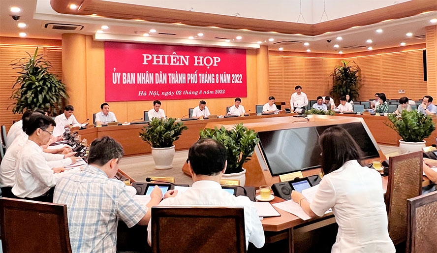 UBND thành phố Hà Nội thảo luận kế hoạch triển khai Dự án đường Vành đai 4 - Vùng Thủ đô