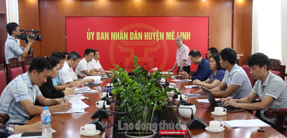 Đoàn cơ quan báo chí Hà Nội đi thực tế viết bài tại huyện Mê Linh