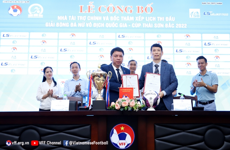 Bốc thăm xếp lịch thi đấu Giải bóng đá nữ Vô địch Quốc gia – Cúp Thái Sơn Bắc 2022