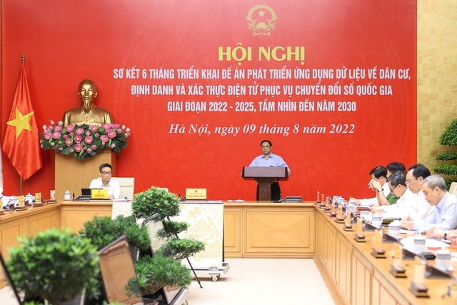 Thủ tướng Phạm Minh Chính chủ trì hội nghị sơ kết Đề án 06