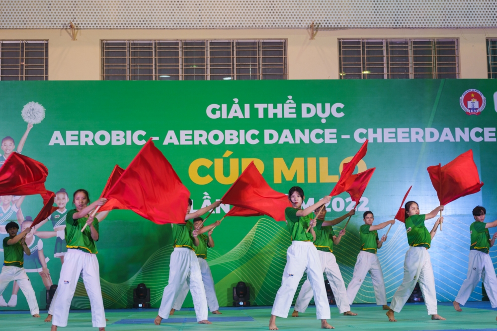 Khai mạc Giải thể dục Aerobic - Aerobic Dance - Cheer Dance - Cúp Nestlé MILO lần V năm 2022