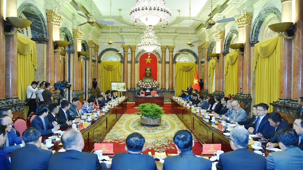 Chủ tịch nước Nguyễn Xuân Phúc làm việc với Bộ Ngoại giao