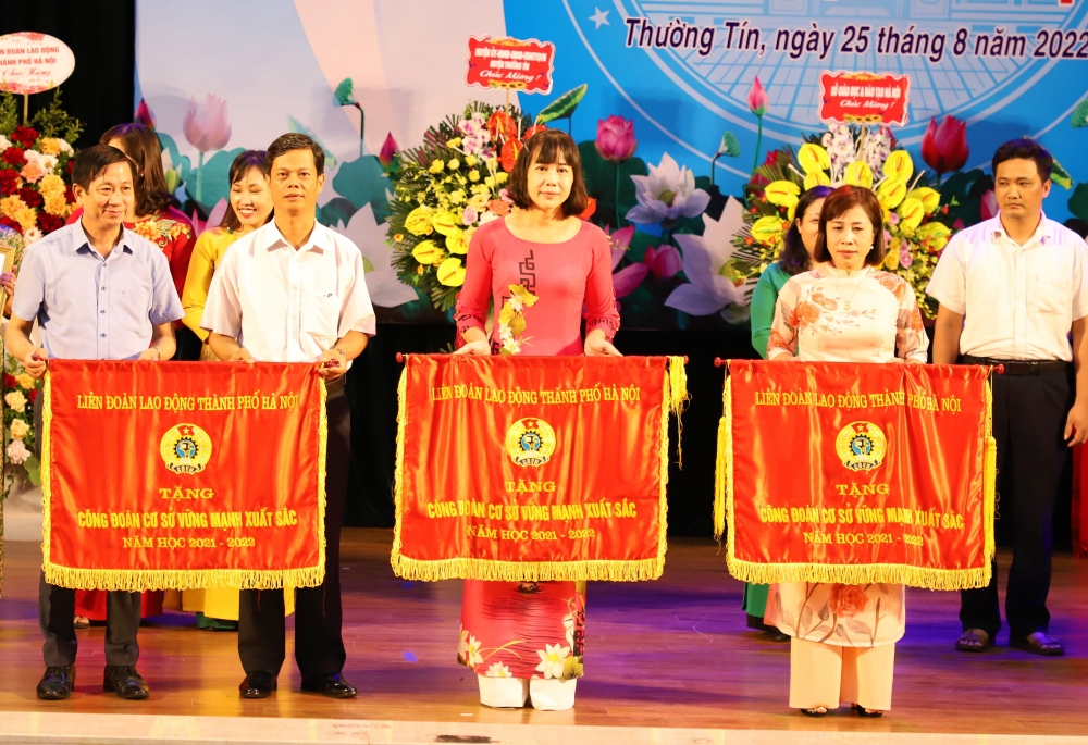 Huyện Thường Tín tổng kết hoạt động Công đoàn khối Giáo dục