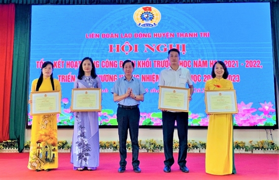 Công đoàn khối trường huyện Thanh Trì: Bám sát các nhiệm vụ trọng tâm năm học mới