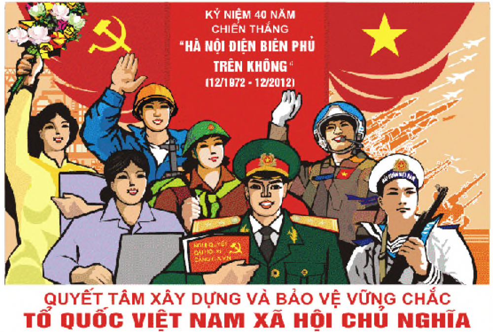 Thi sáng tác tranh cổ động kỷ niệm 50 năm Ngày Chiến thắng Hà Nội - Điện Biên Phủ trên không