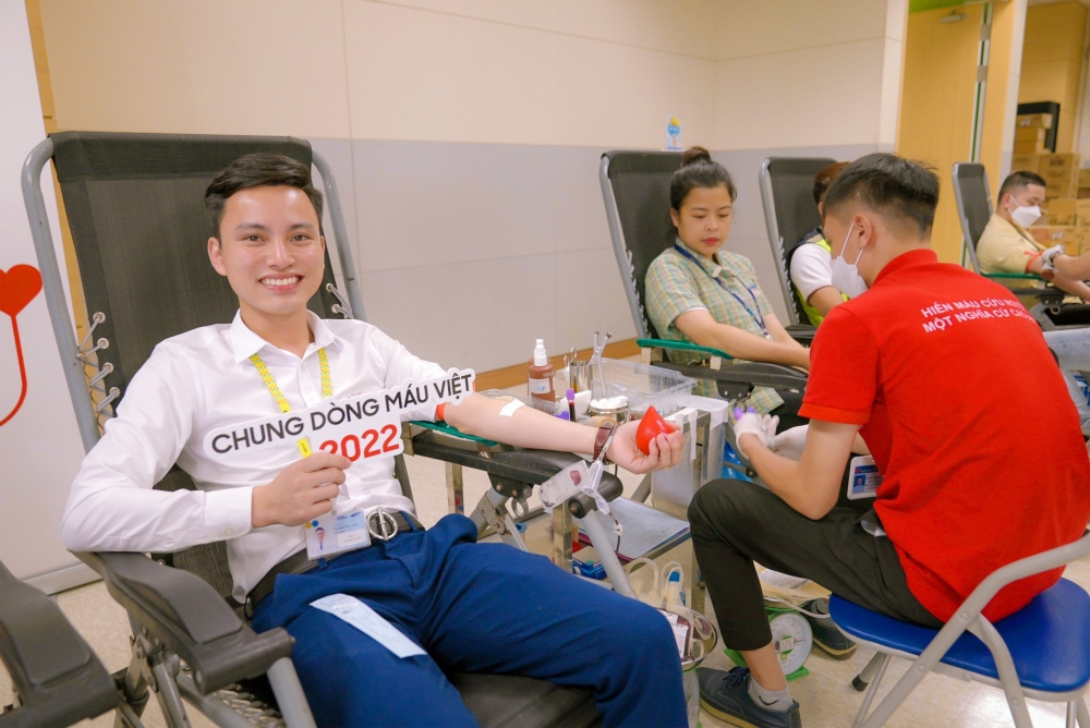 Samsung Việt Nam khởi động chương trình hiến máu tình nguyện “Chung dòng máu Việt 2022”