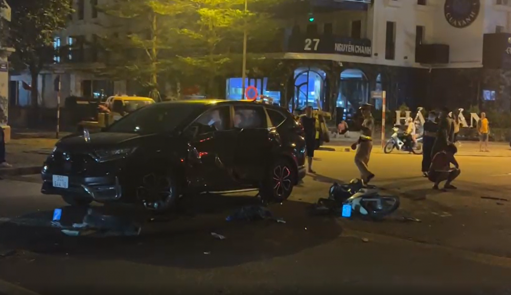 Tài xế gây tai nạn trên đường Nguyễn Chánh có nồng độ cồn gấp hai lần kịch khung