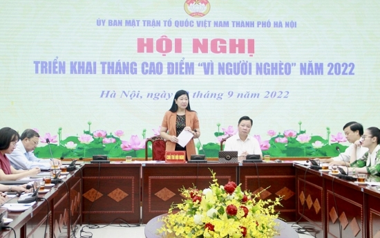Hà Nội: Triển khai Tháng cao điểm "Vì người nghèo" năm 2022