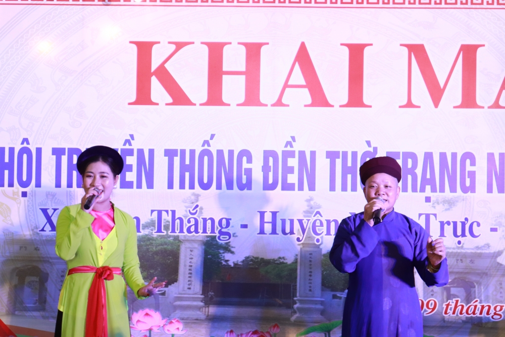Nam Định: Long trọng khai mạc Lễ hội truyền thống Đền thờ Trạng nguyên Nguyễn Hiền năm 2022
