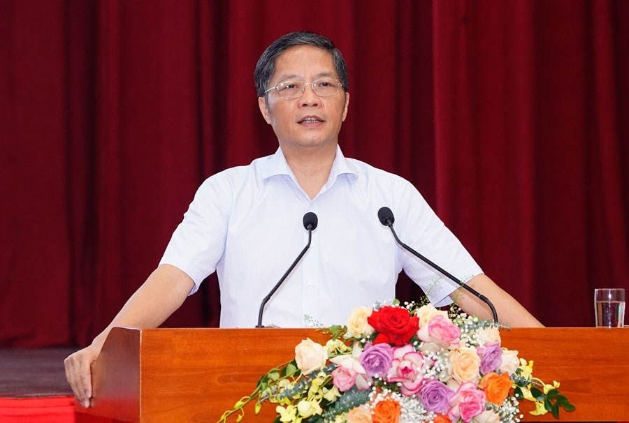 Ông Trần Tuấn Anh, Ủy viên Bộ Chính trị, Trưởng Ban Kinh tế Trung ương phát biểu kết luận Hội nghị