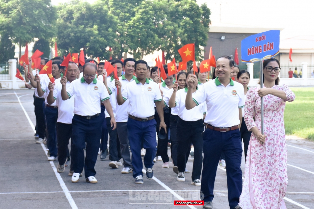 Khai mạc Đại hội Thể dục Thể thao lần thứ IX huyện Phú Xuyên