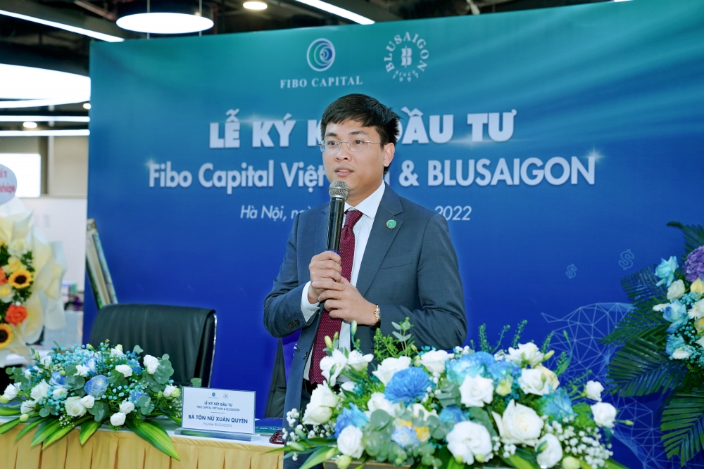 Ông Võ Bình Nguyên – Chủ tịch Hội đồng quản trị Fibo Capital Việt Nam phát biểu