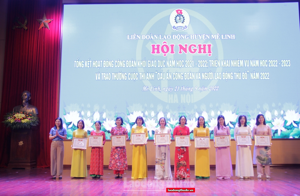 Nhiều kết quả trong hoạt động công đoàn khối giáo dục huyện Mê Linh