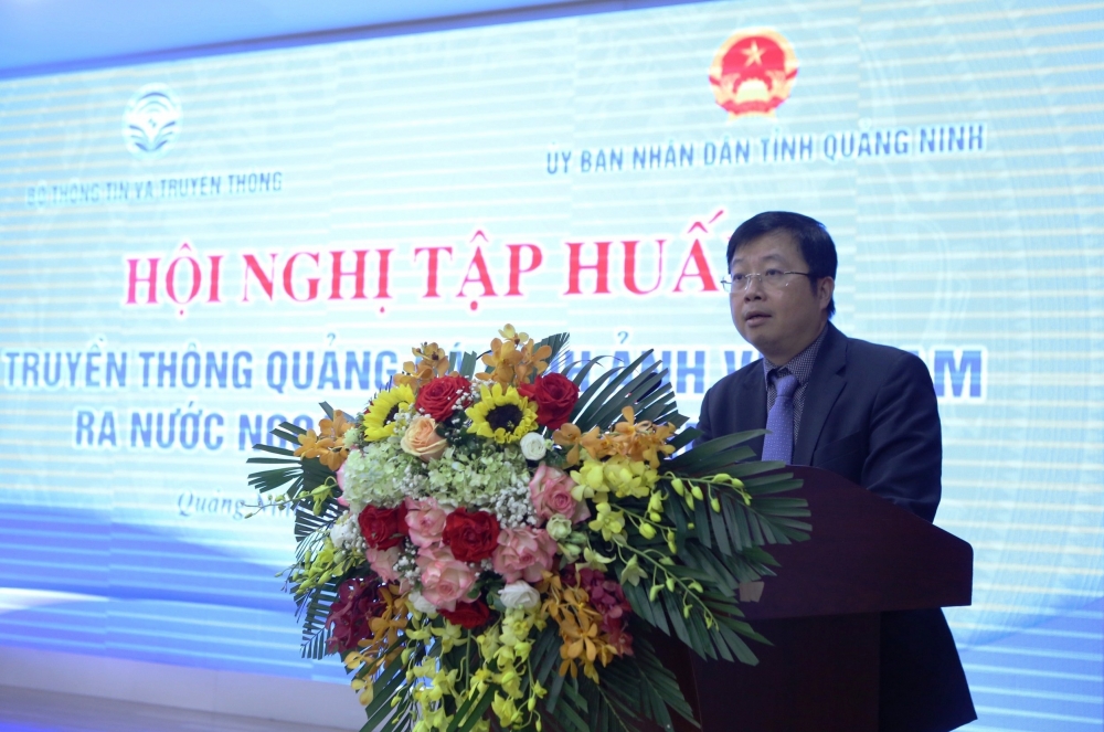 Ông Nguyễn Thanh Lâm, Thứ trưởng Bộ TT&TT phát biểu khai mạc