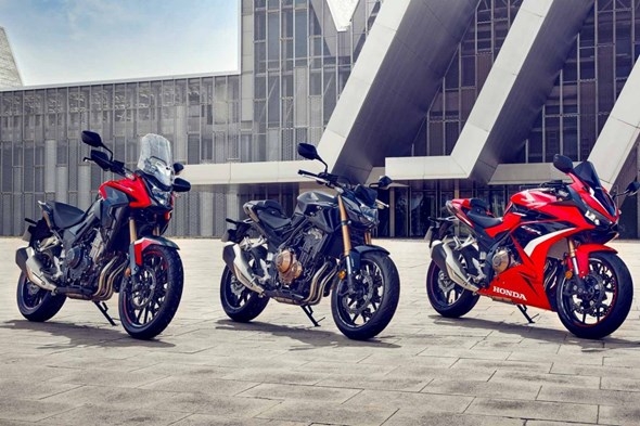 Honda Việt Nam ra mắt bộ 3 xe mô tô phân khối lớn CB500X, CBR500R và CB500F