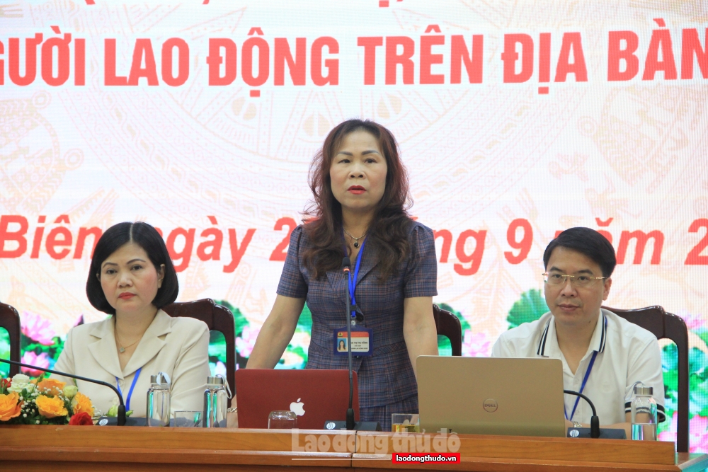 Quận Long Biên: Đối thoại về pháp luật lao động, công đoàn, bảo hiểm xã hội