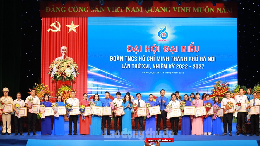Đại hội Đoàn Thanh niên thành phố Hà Nội thành công tốt đẹp