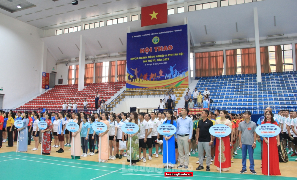 Hà Nội: Trên 800 vận động viên tham gia Hội thao ngành NN&PTNT